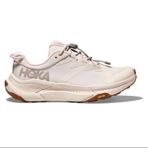 Hoka Cream Sneakers with Cushioned Sole and Minimalist Design